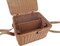 Wicker Picnic Basket for Picnics, Parties and BBQs, Hand Woven Polypropylene Fibers That Will Last with Leather Straps
